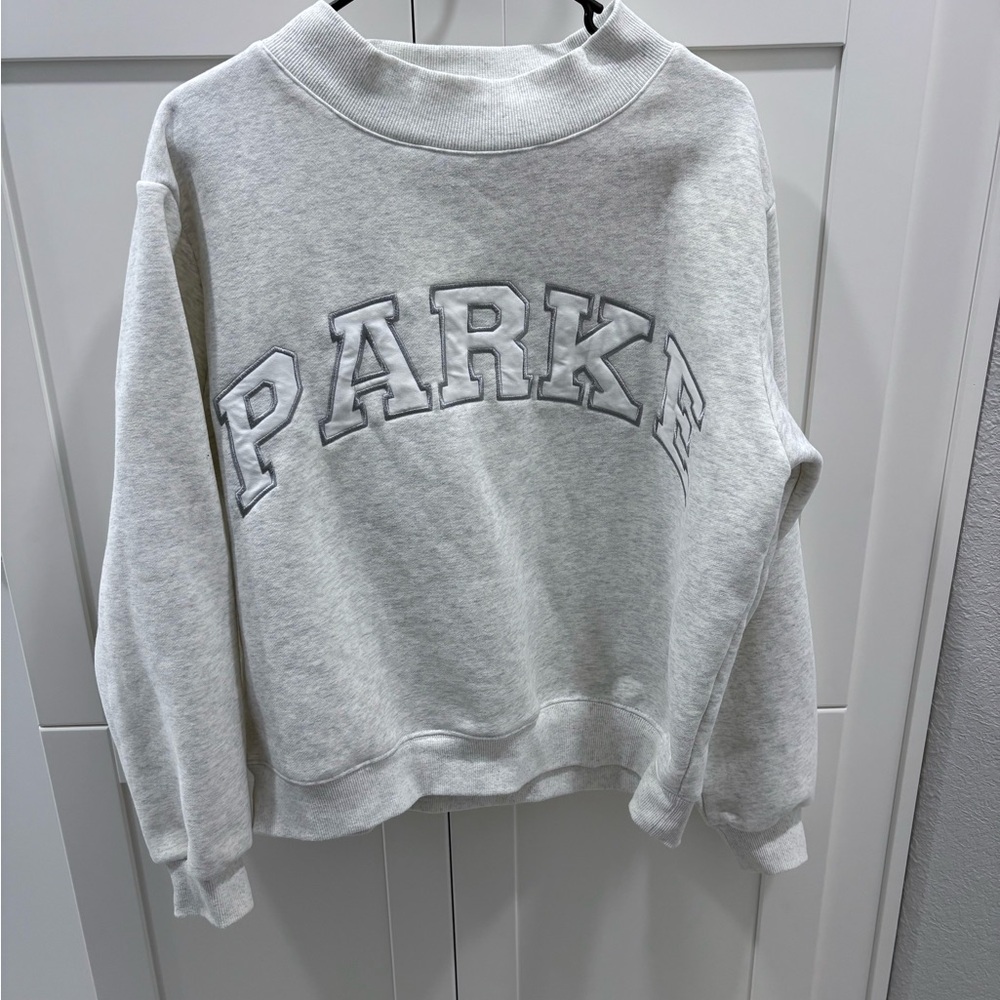 Gray PARKE Mockneck Sweatshirt S/M